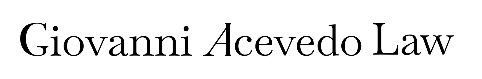 Giovanni Acevedo Law